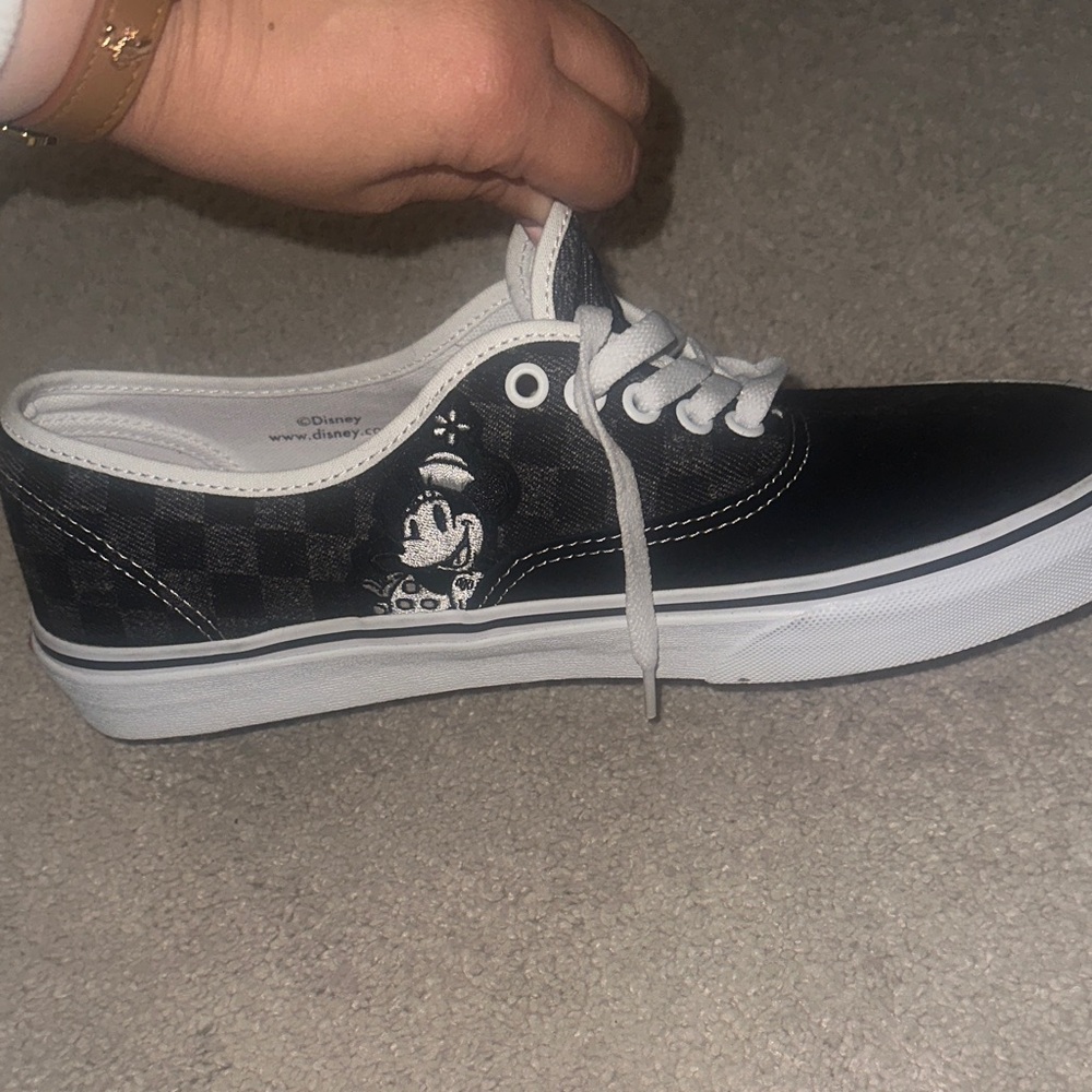 Disney100 Anniversary Men's  Vans Black and White Disney Shoes - Picture 9 of 11